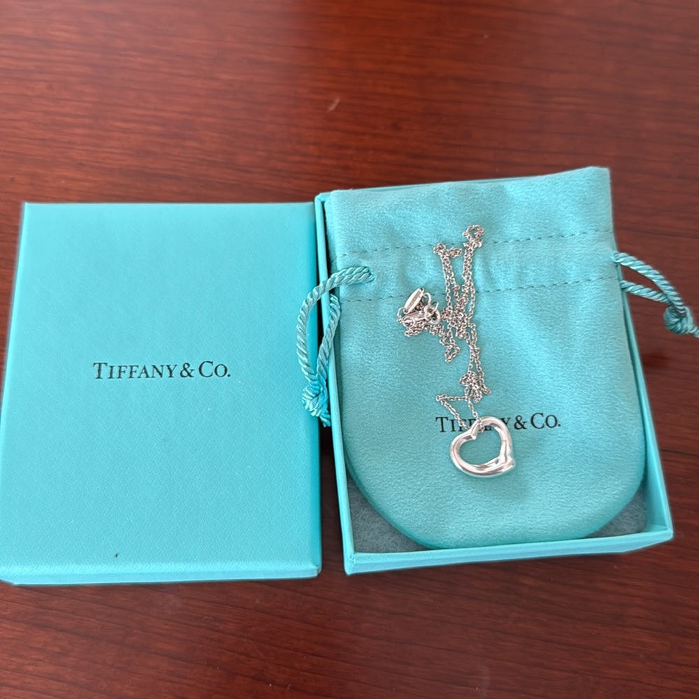 Tiffany & Co. Open Heart Necklace
